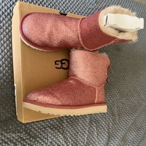Pink Sparkle Ugg Boots